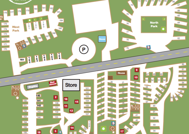 Resort site map